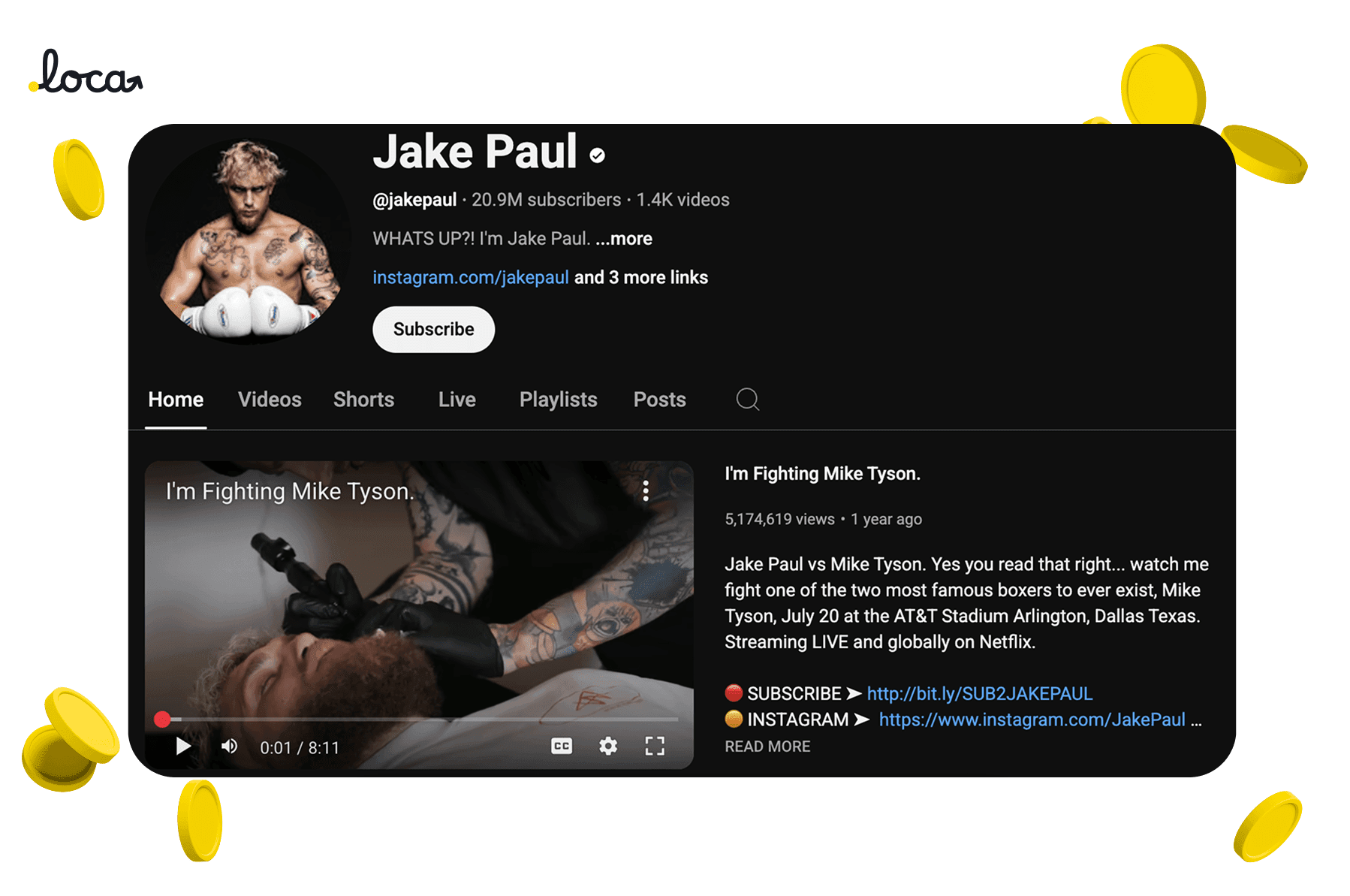 Jake Paul youtuber