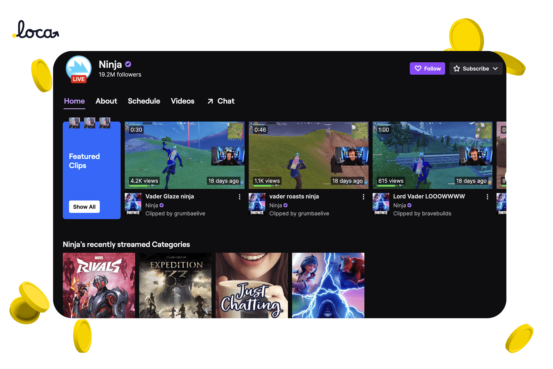 ninja twitch streamer