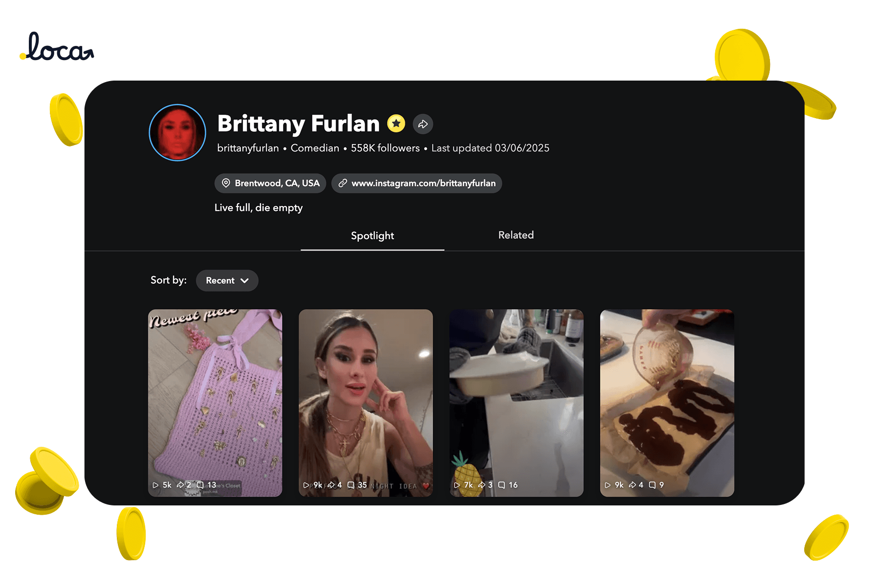 brittany furlan snapchat