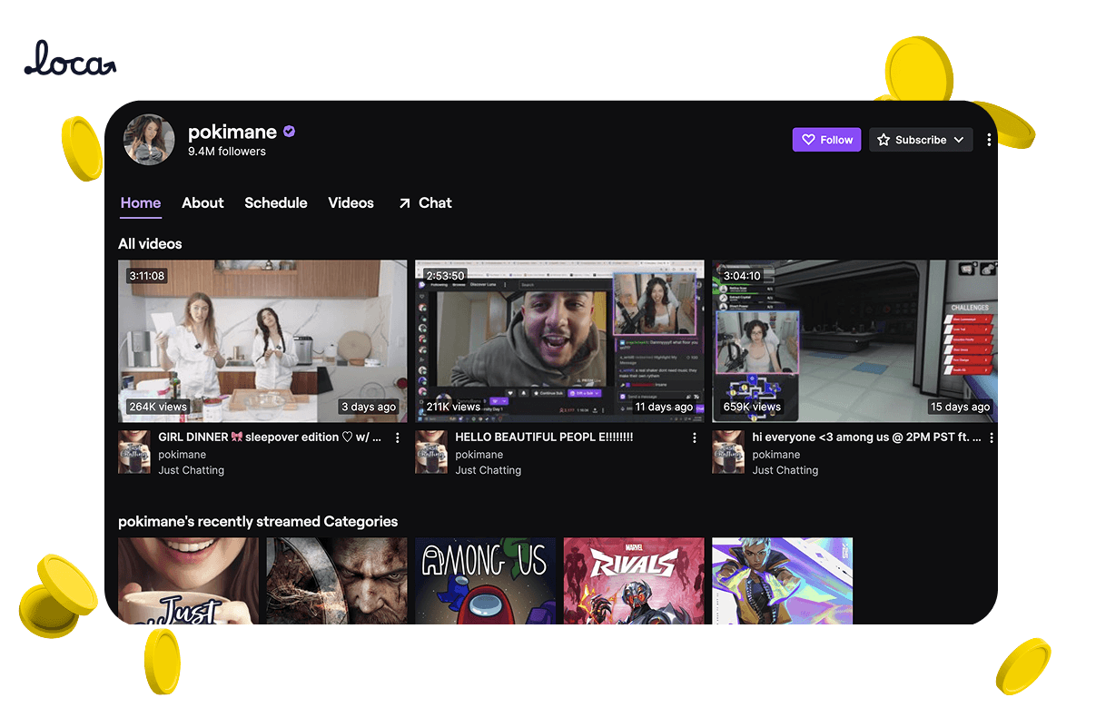 pokimane twitch streamer